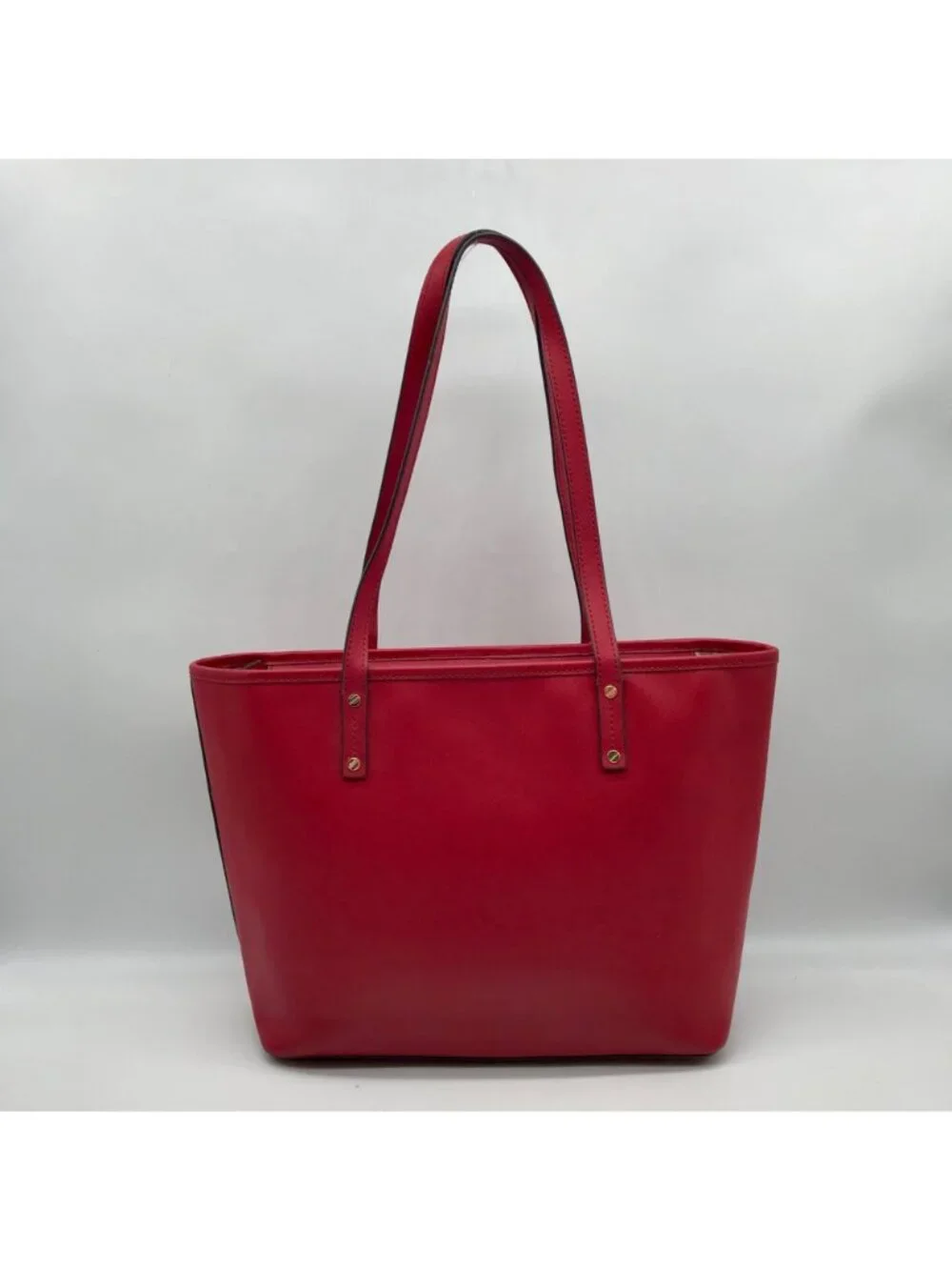 Michael Kors Jet Set Red Saffiano Leather Tote